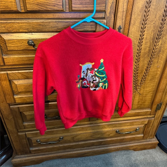 Warner Bros. Other - Warner Bros. Vintage Holiday Fleece Sweatshirt